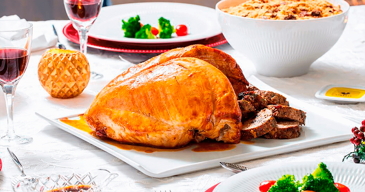 Peru de Natal com recheio | Gallo Peru de Natal com recheio | Gallo